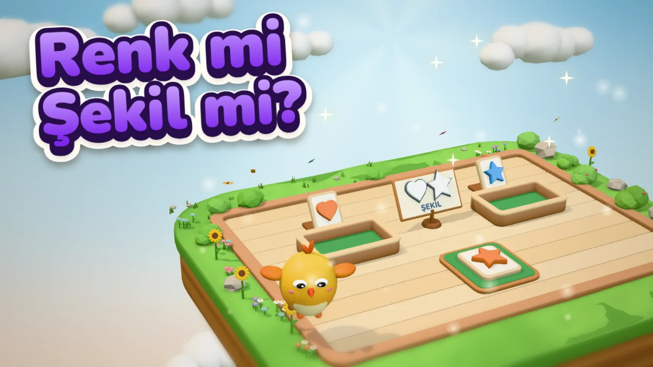 Renk mi Şekil mi? oyununun kapağı